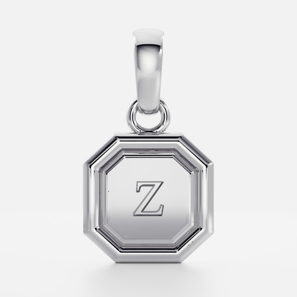 
                      
                        The Signature Octagon Letter Pendant
                      
                    