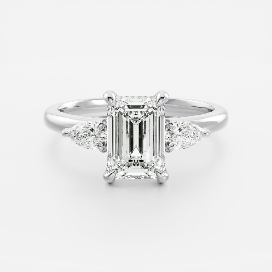 The Emilia Ring - Emerald and Pear Basket Trilogy