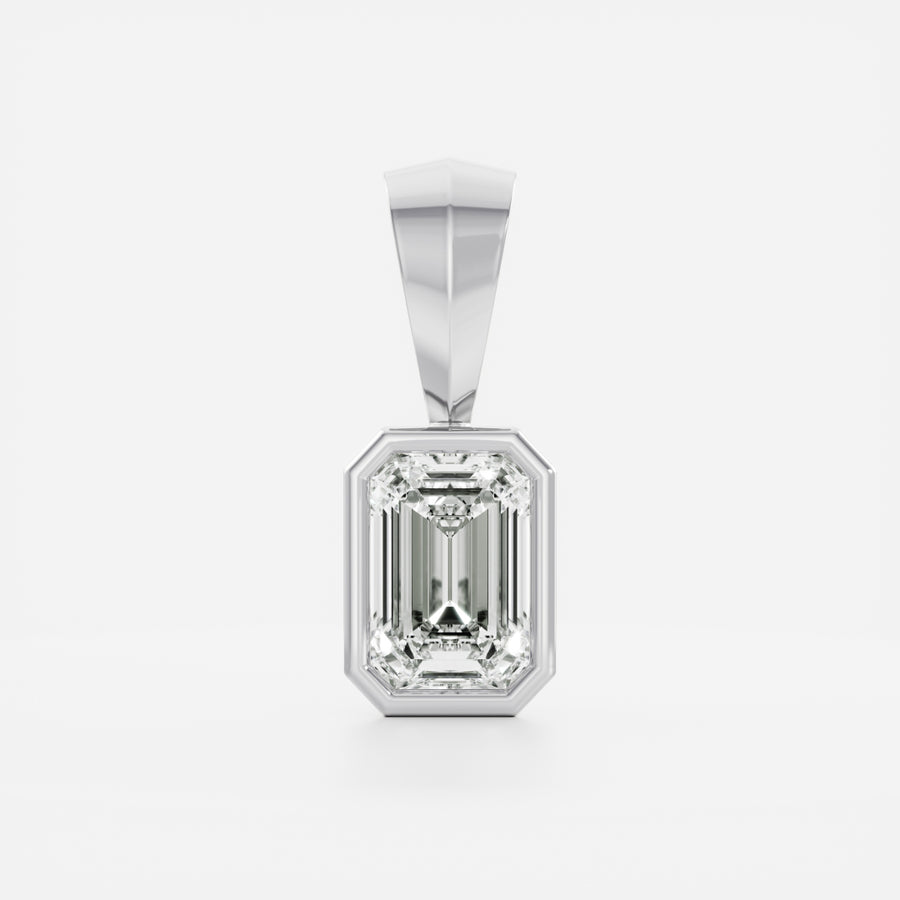 The Henley Emerald Bezel Pendant