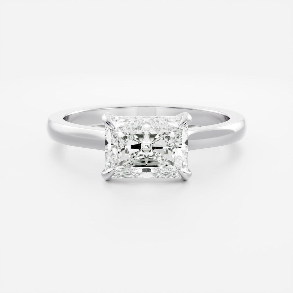 
                      
                        The Vienna Ring -  East-West Radiant Cathedral Solitaire
                      
                    