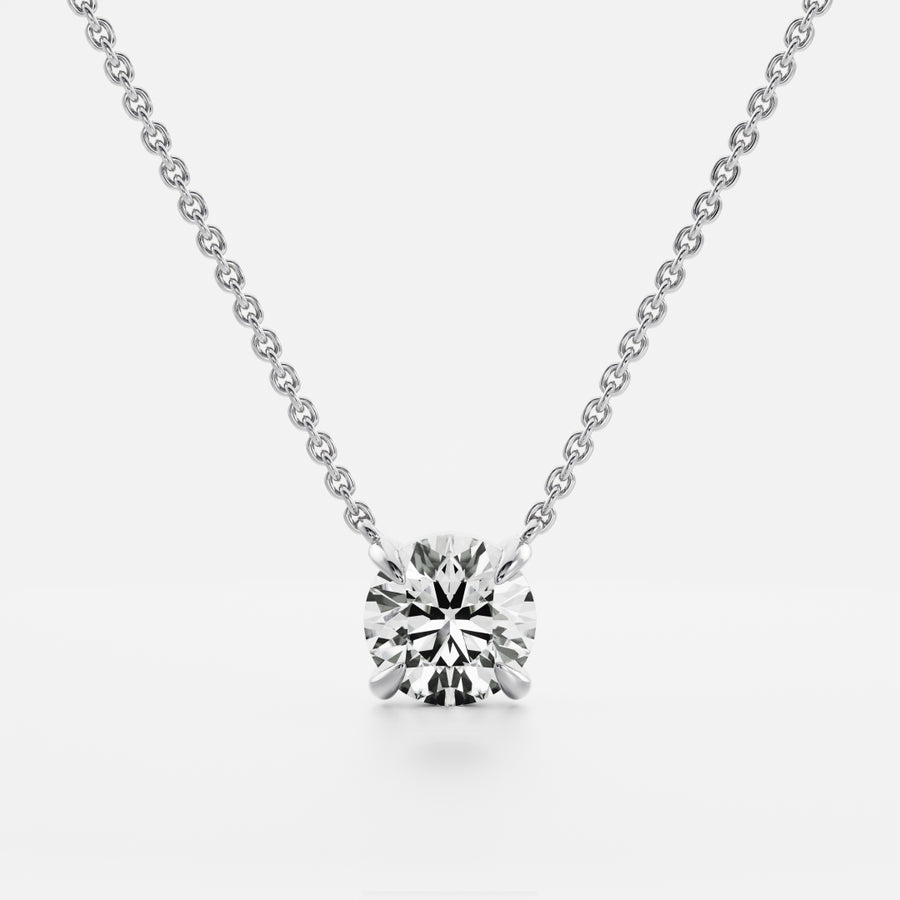 The Iris Necklace - Round Pendant