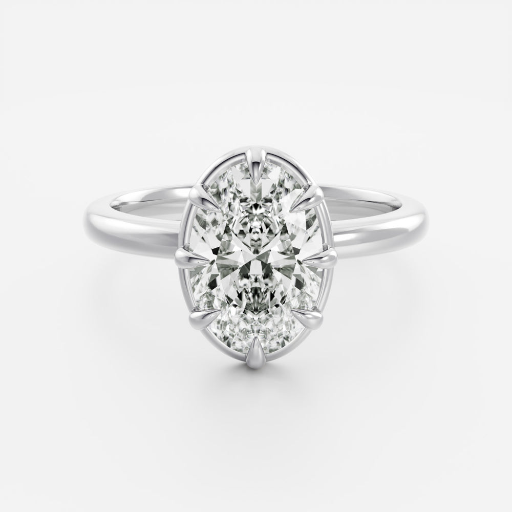 
                      
                        The Luise Ring - Oval Georgian Solitaire
                      
                    