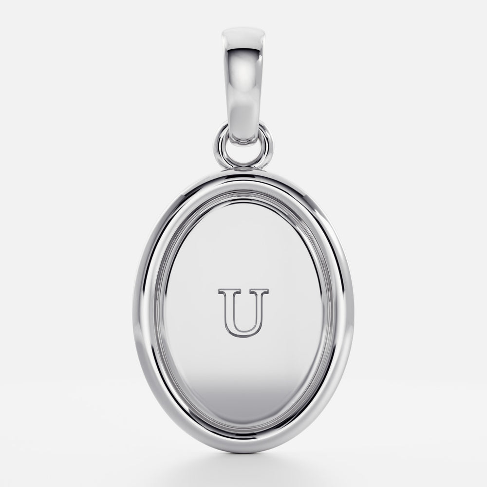 
                      
                        The Signature Oval Letter Pendant
                      
                    