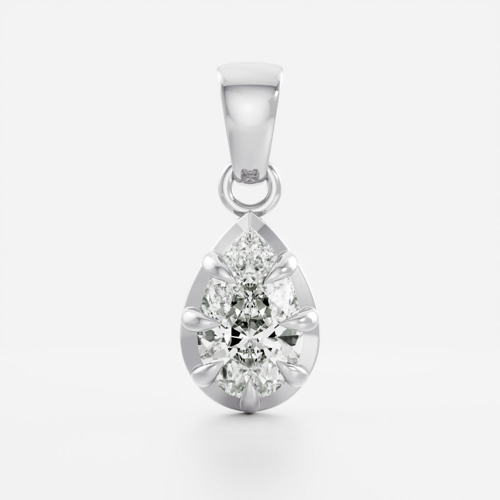 
                      
                        The Allegra Pear Pendant
                      
                    