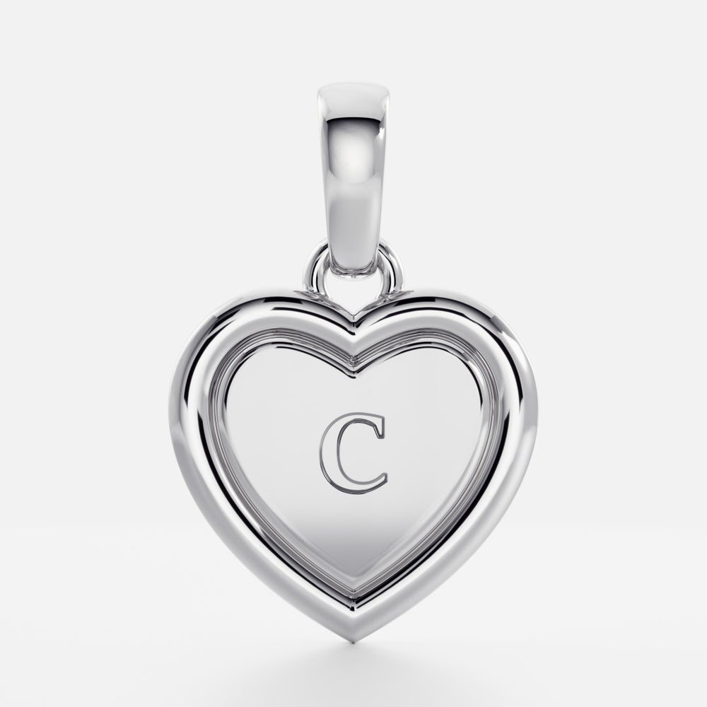 
                      
                        The Signature Heart Letter Pendant
                      
                    