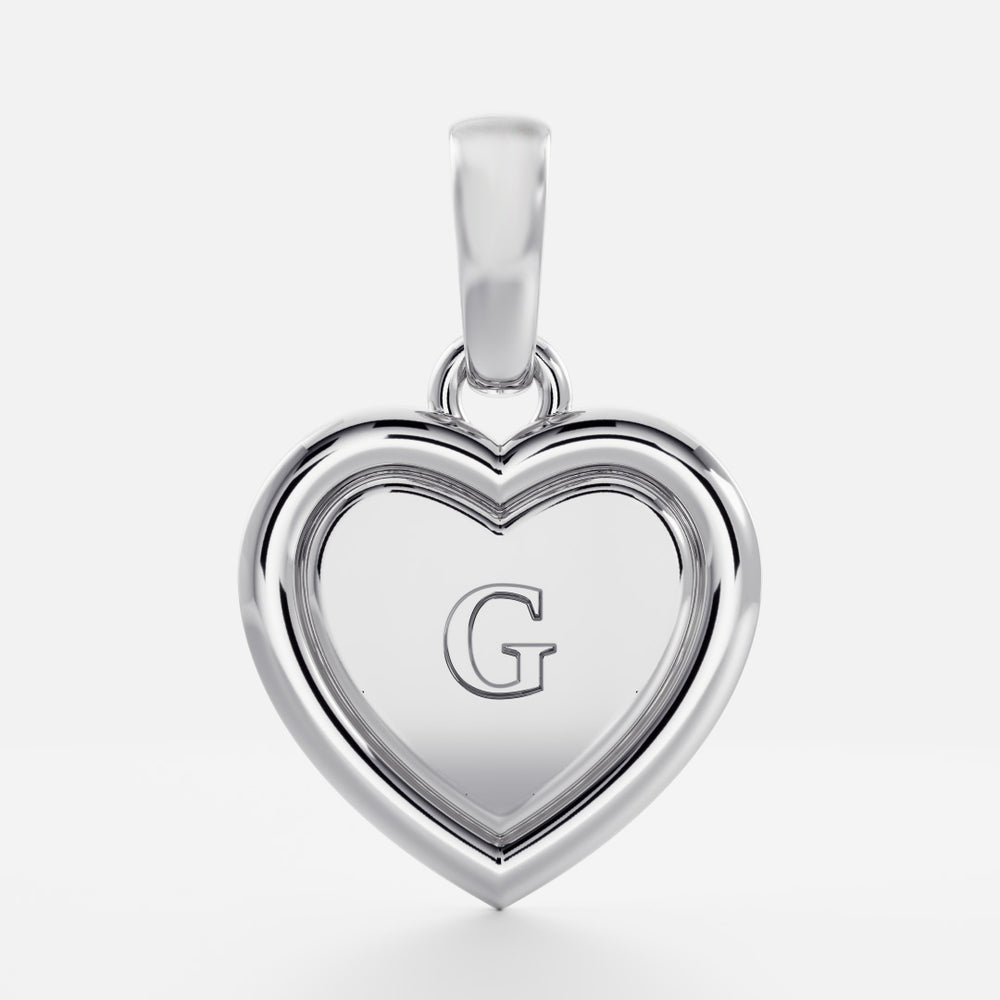 
                      
                        The Signature Heart Letter Pendant
                      
                    