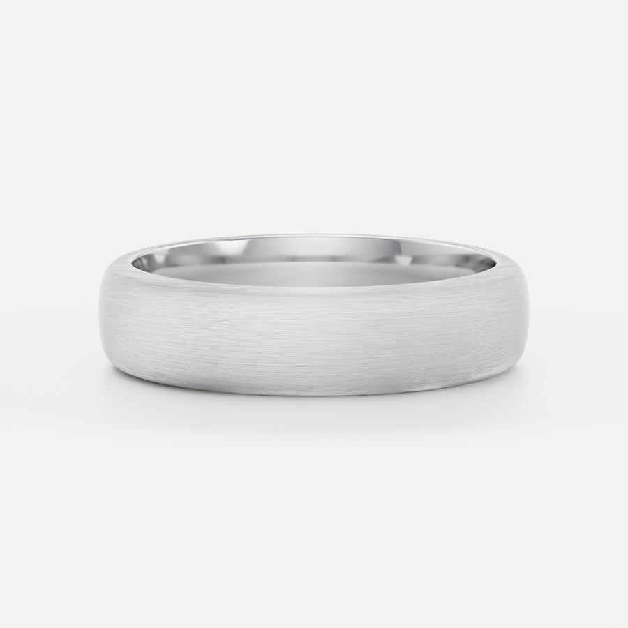 The Nikolas Ring - Brushed Classic Comfort Fit Men's Wedding Band