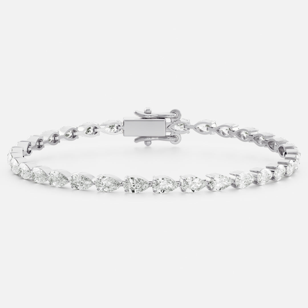 The Signature Pear Tennis Bracelet