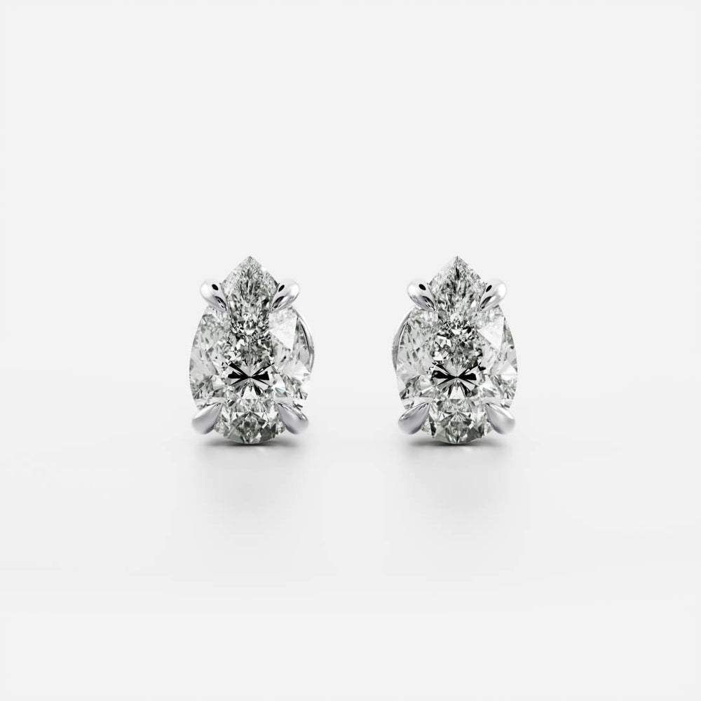 
                      
                        The Iris Earrings - Pear Studs
                      
                    