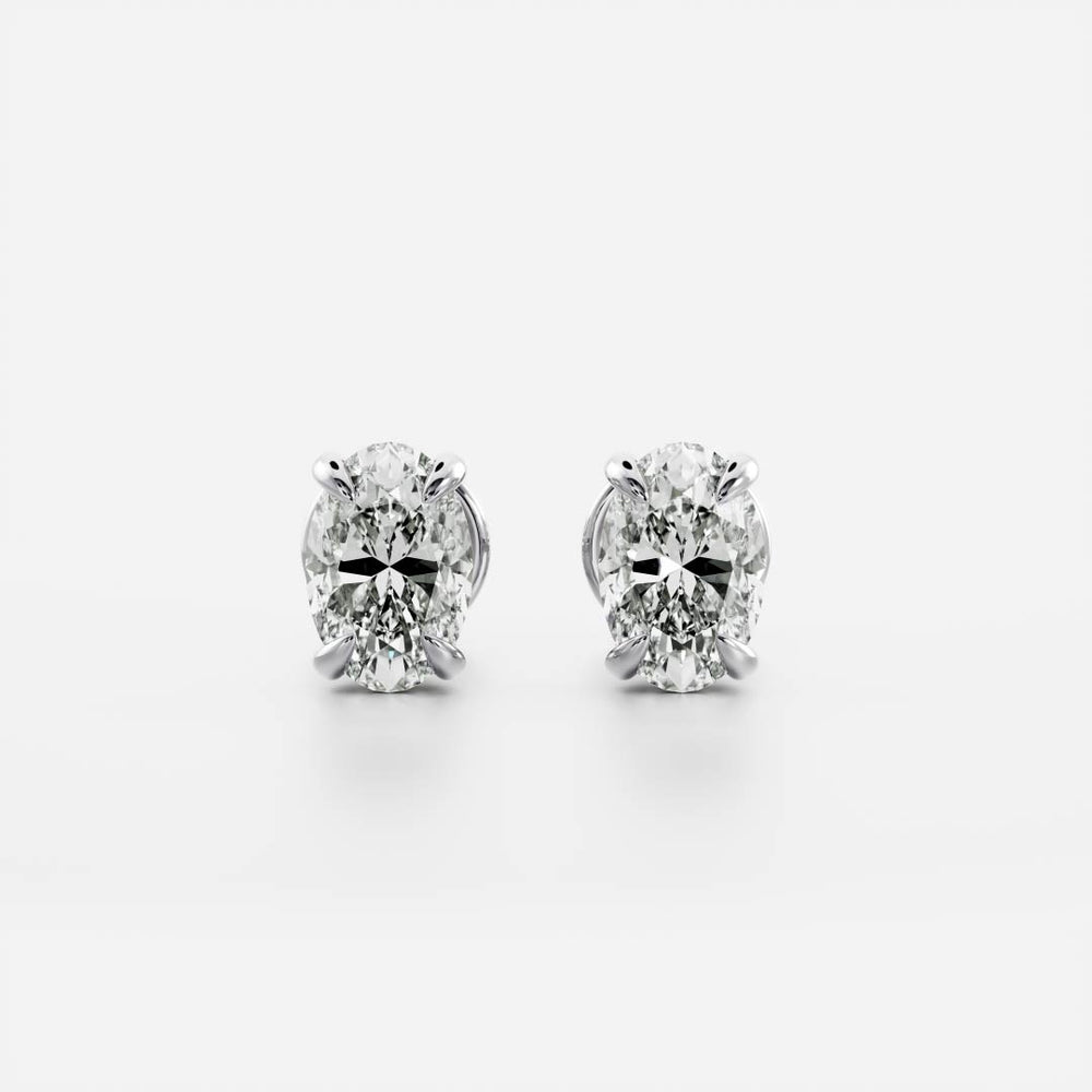 
                      
                        The Iris Earrings - Oval Studs
                      
                    