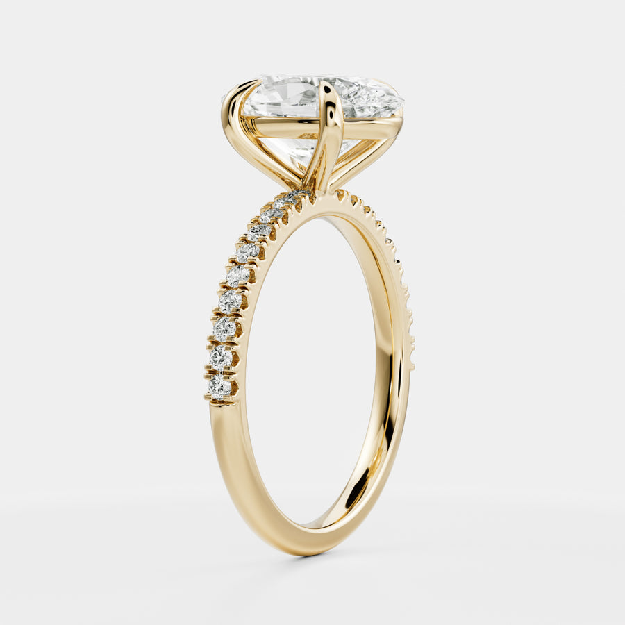 The Luise Ring® - 1.56ct Lab Diamond Oval Solitaire