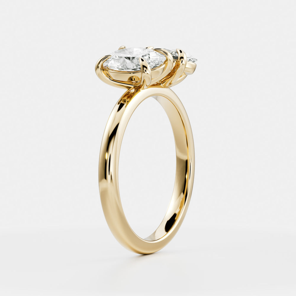 
                      
                        The Luise Ring - Oval Toi et Moi
                      
                    