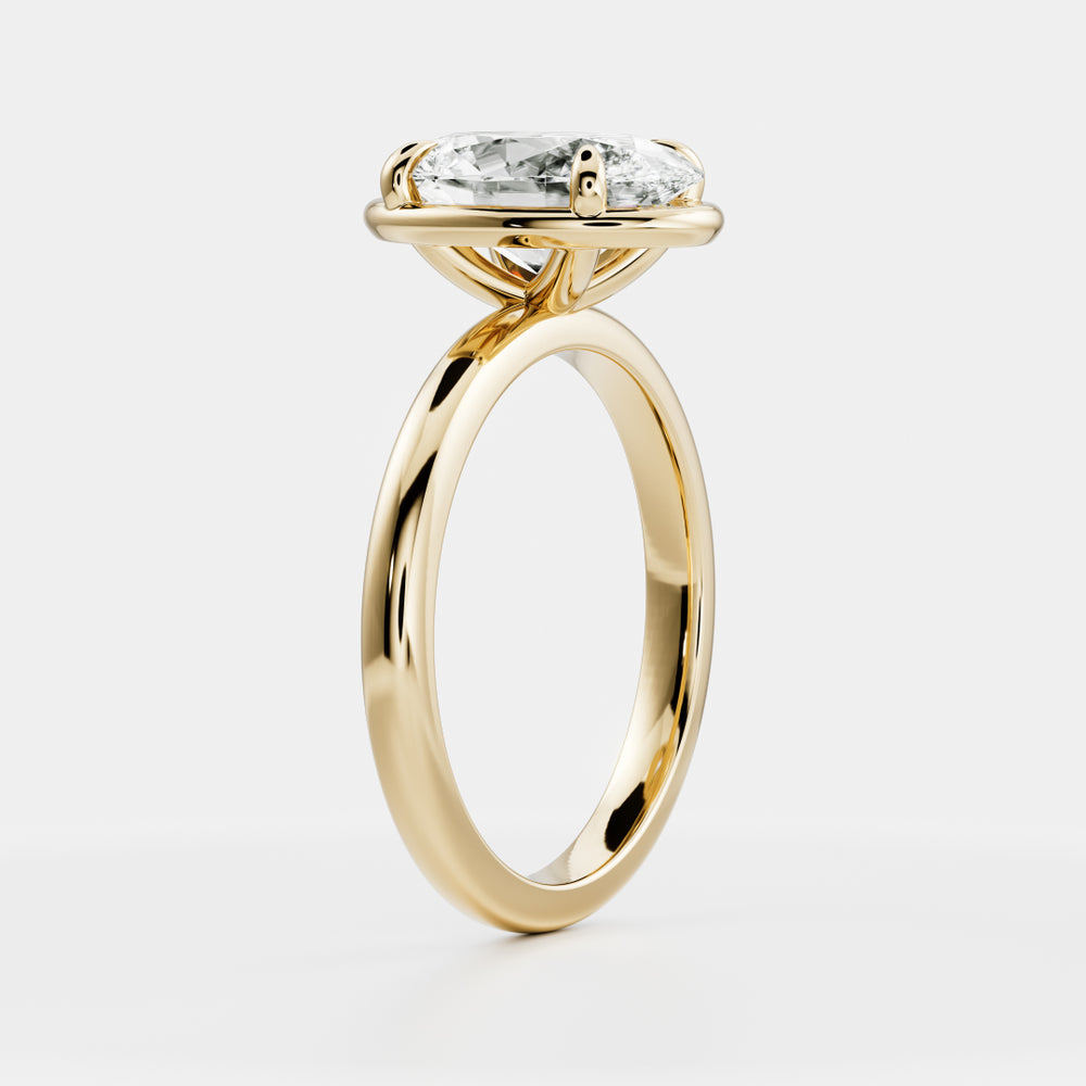 
                      
                        The Luise Ring® - Oval Georgian Solitaire
                      
                    