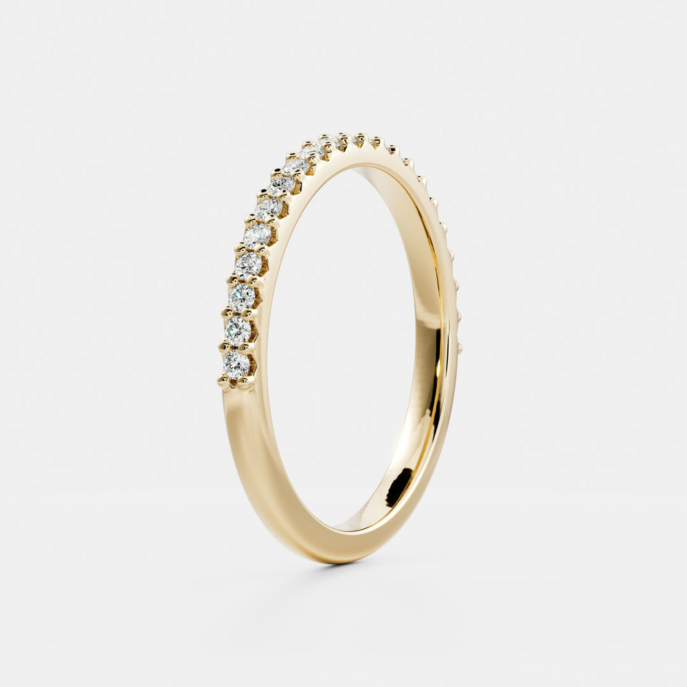 
                      
                        The Ava Ring  - Pavé Wedding Band
                      
                    