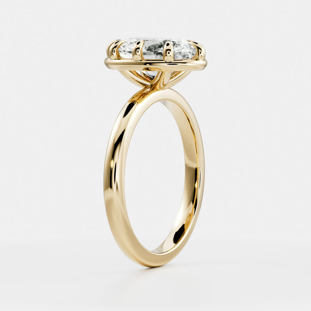 
                      
                        The Luise Ring - Oval Georgian Solitaire
                      
                    