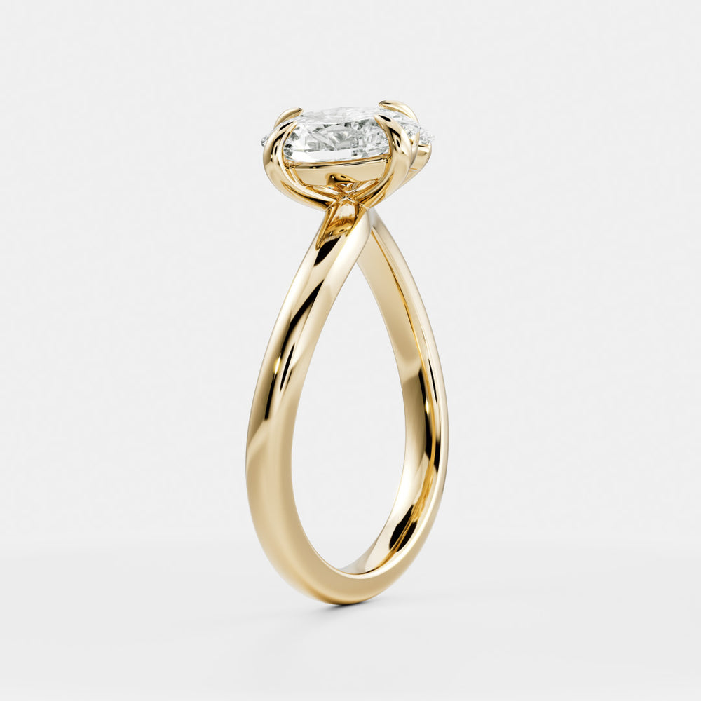 
                      
                        The Athaliah Ring - Oval and Marquise Curved Toi et Moi
                      
                    