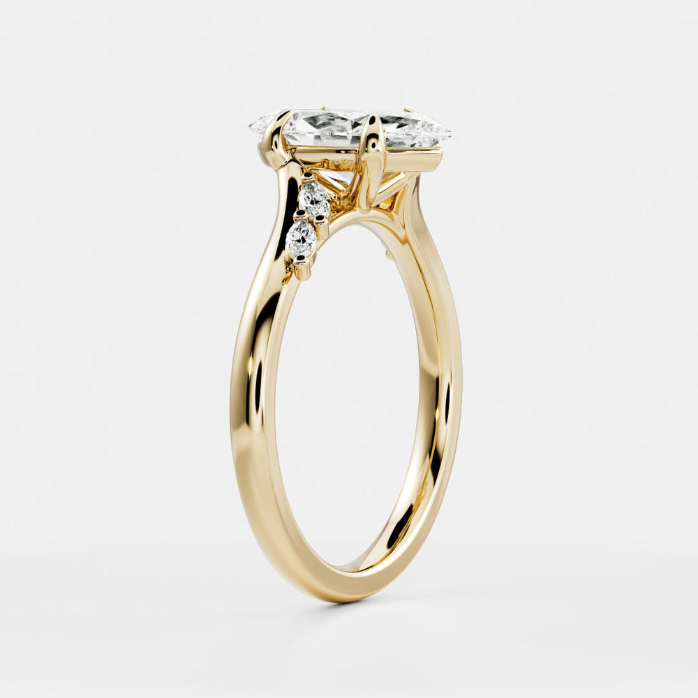 
                      
                        The Amira Ring - Marquise with Marquise Accents
                      
                    