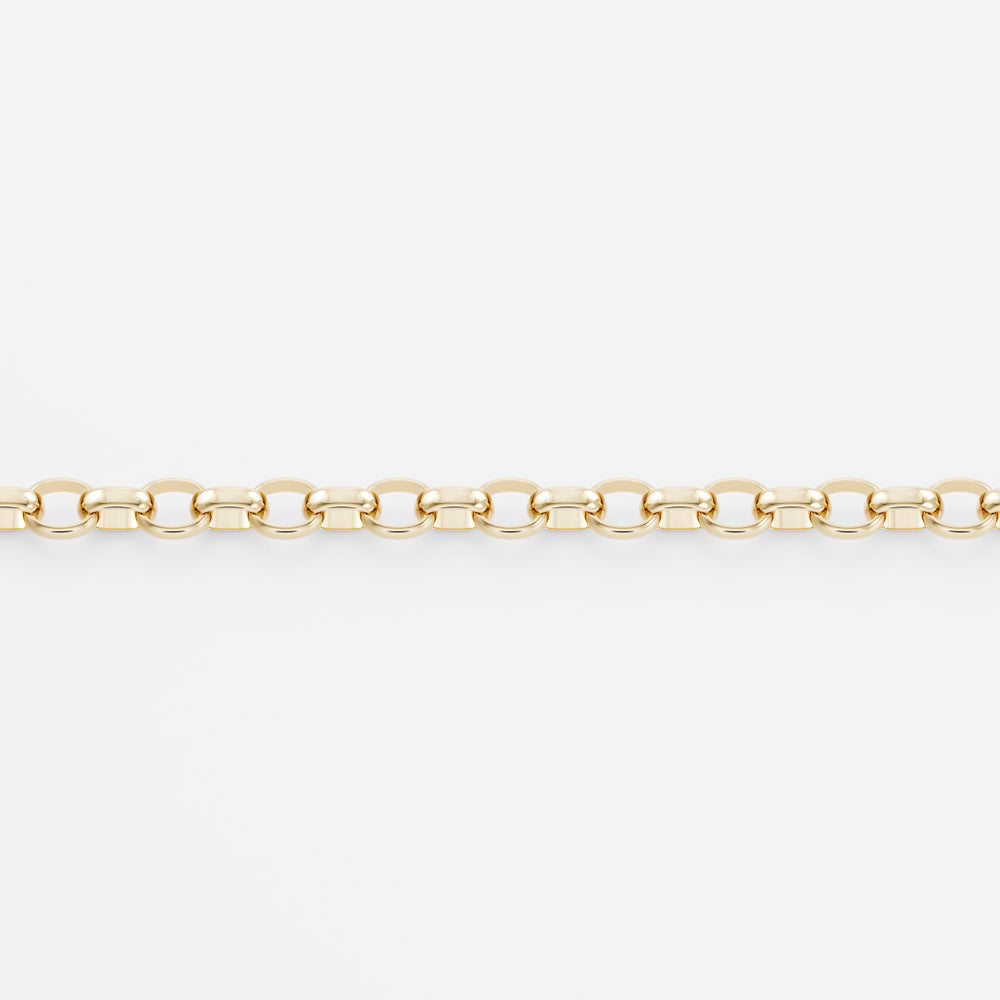 
                      
                        9k Yellow Gold Oval Belcher Chain
                      
                    