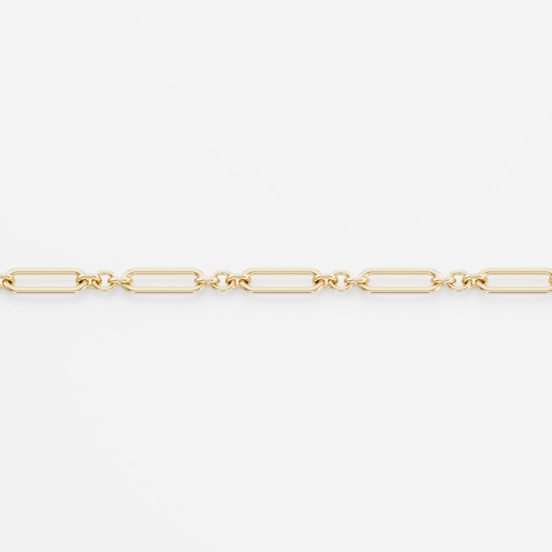 The Paperclip Figaro Chain - TMC Fine Jewellers