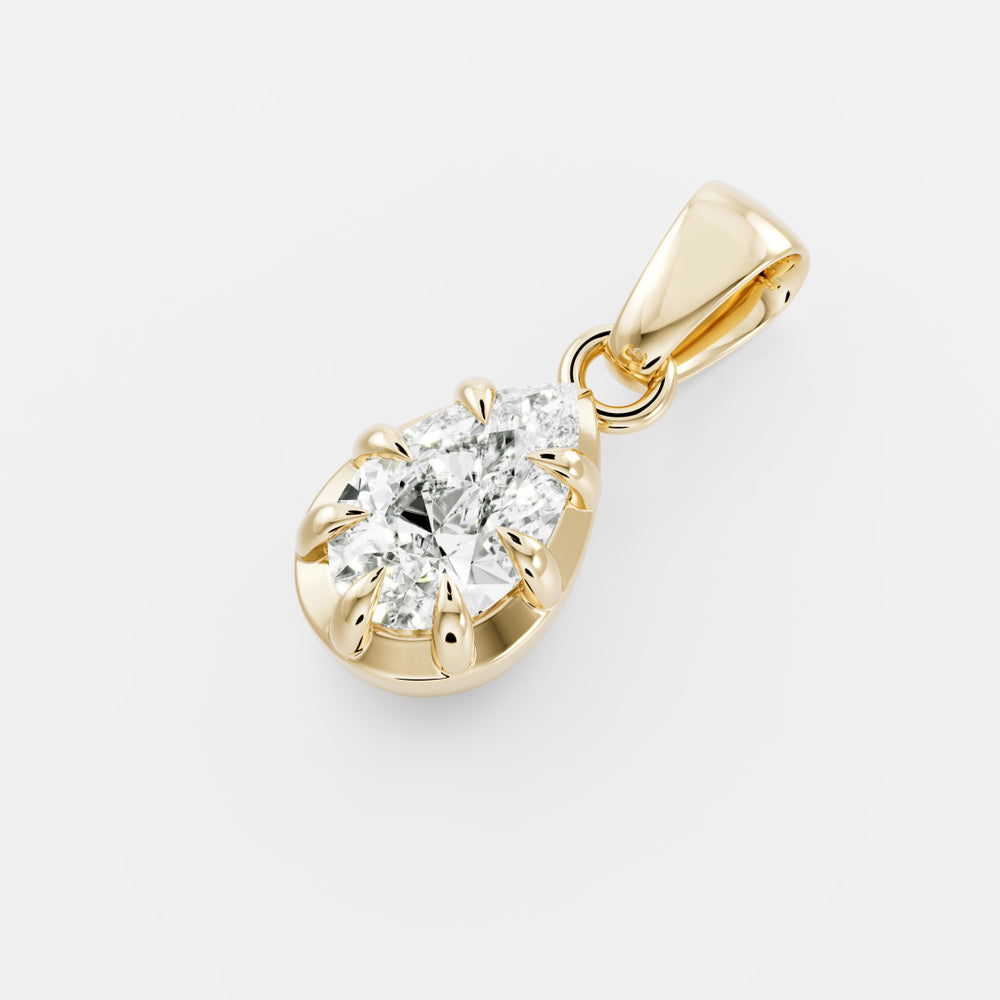 
                      
                        The Allegra Pear Pendant
                      
                    