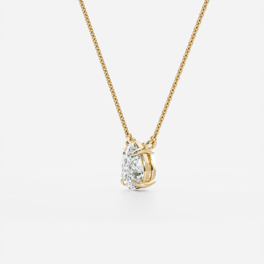 
                      
                        The Iris Necklace - Pear Pendant
                      
                    