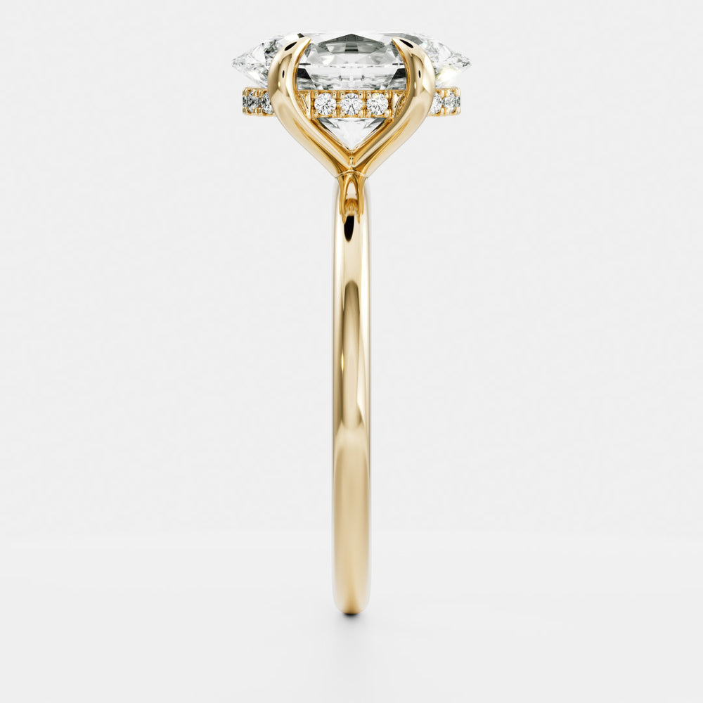 
                      
                        The Luise Ring - 2.05ct Lab Grown Diamond Oval Solitaire
                      
                    