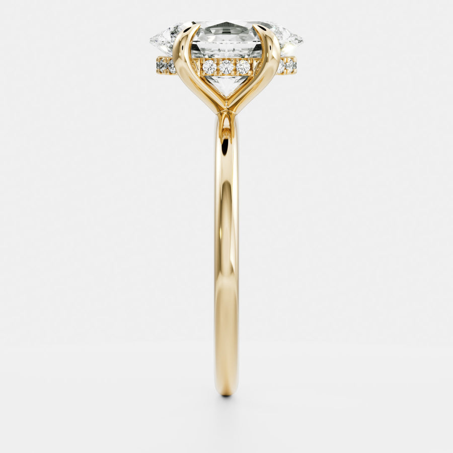 The Luise Ring® - 2.54ct Lab Diamond Oval Solitaire