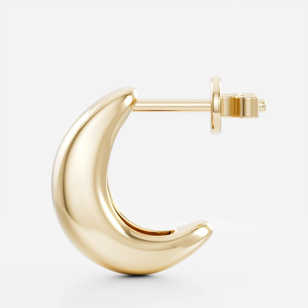 The Statement Hoop - 9K Yellow Gold