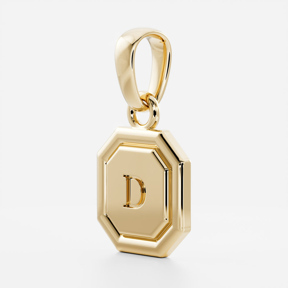 
                      
                        The Signature Octagon Letter Pendant
                      
                    