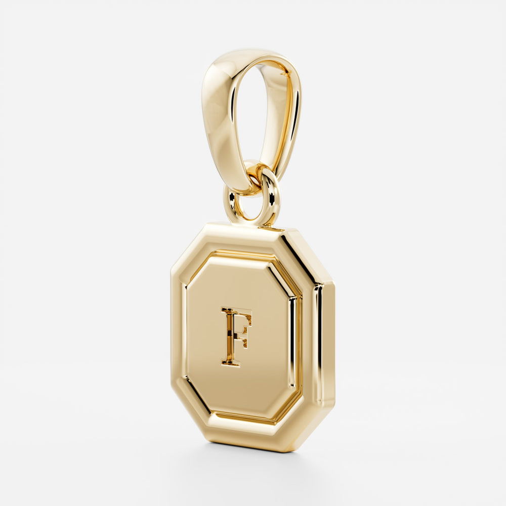 
                      
                        The Signature Octagon Letter Pendant
                      
                    