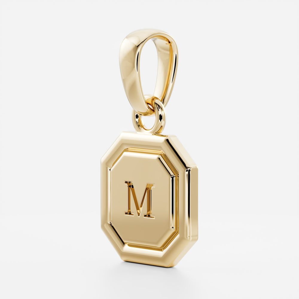 
                      
                        The Signature Octagon Letter Pendant
                      
                    
