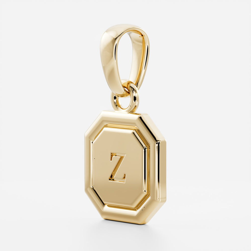 
                      
                        The Signature Octagon Letter Pendant
                      
                    