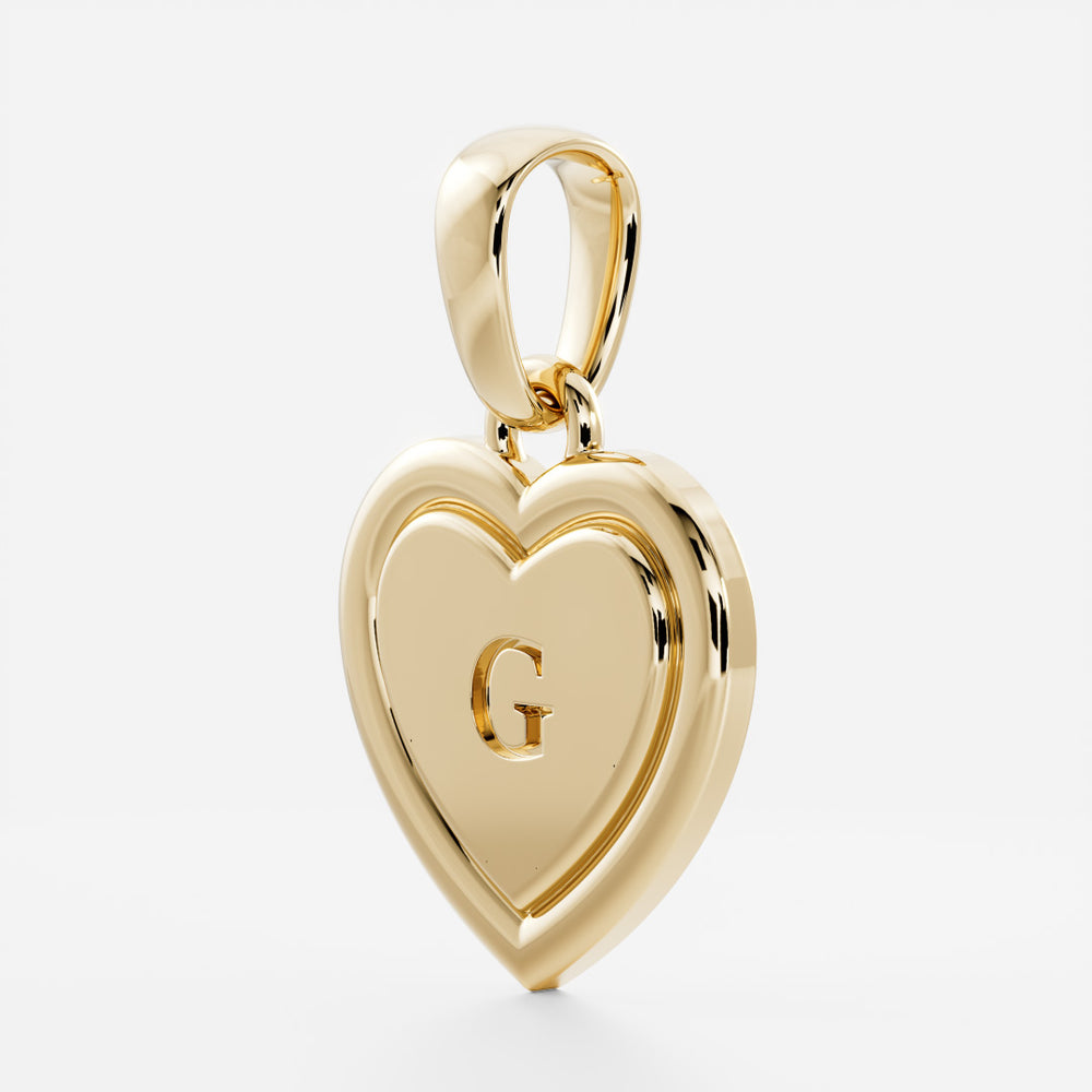 
                      
                        The Signature Heart Letter Pendant
                      
                    