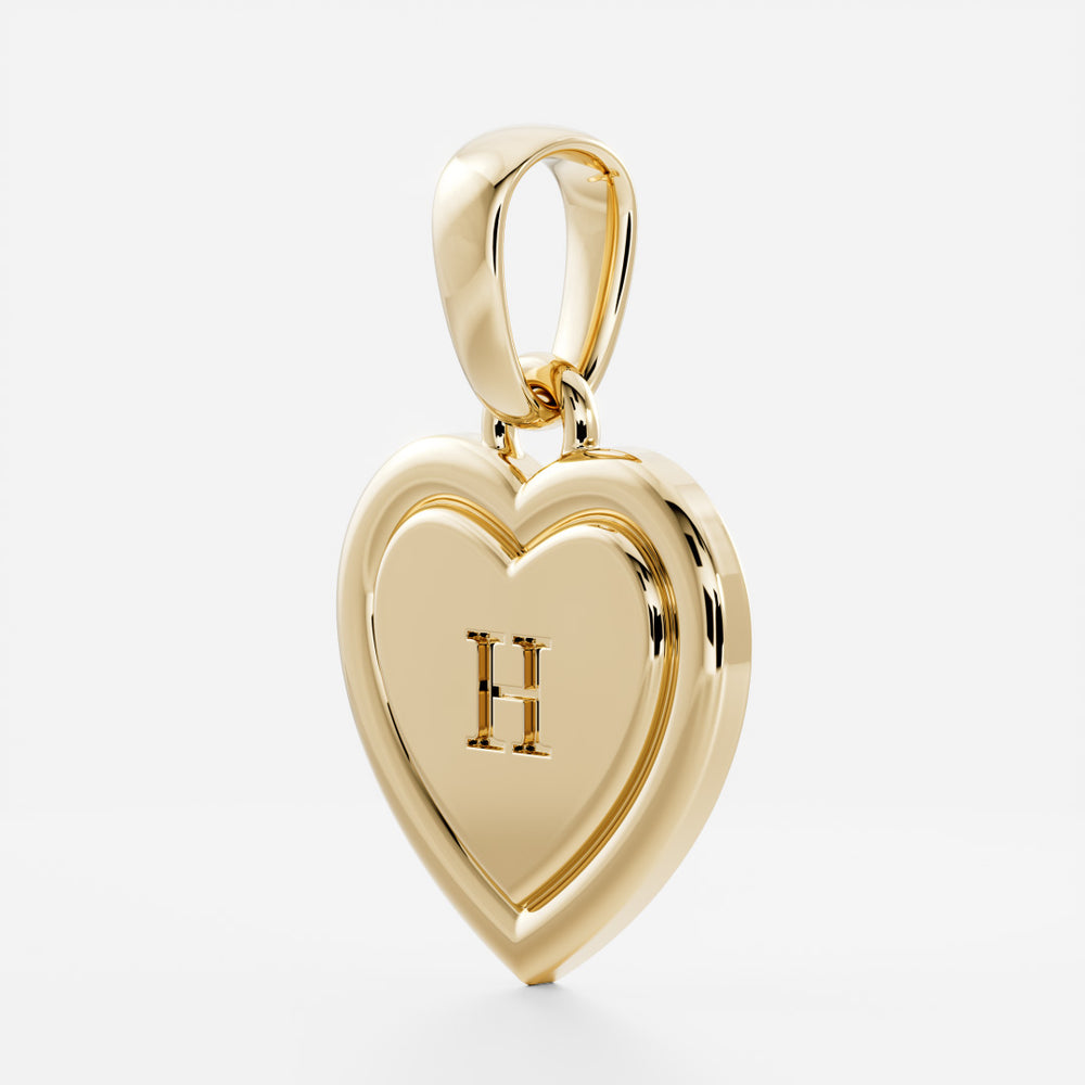 
                      
                        The Signature Heart Letter Pendant
                      
                    