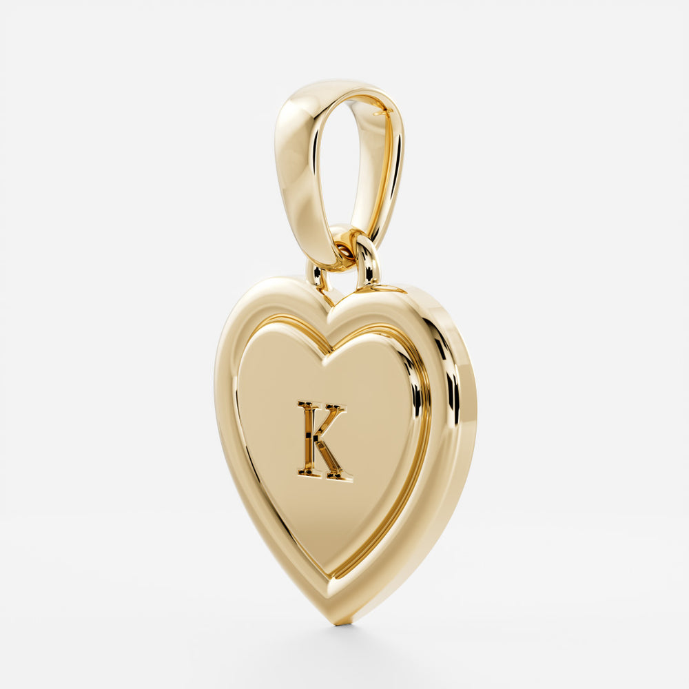 
                      
                        The Signature Heart Letter Pendant
                      
                    