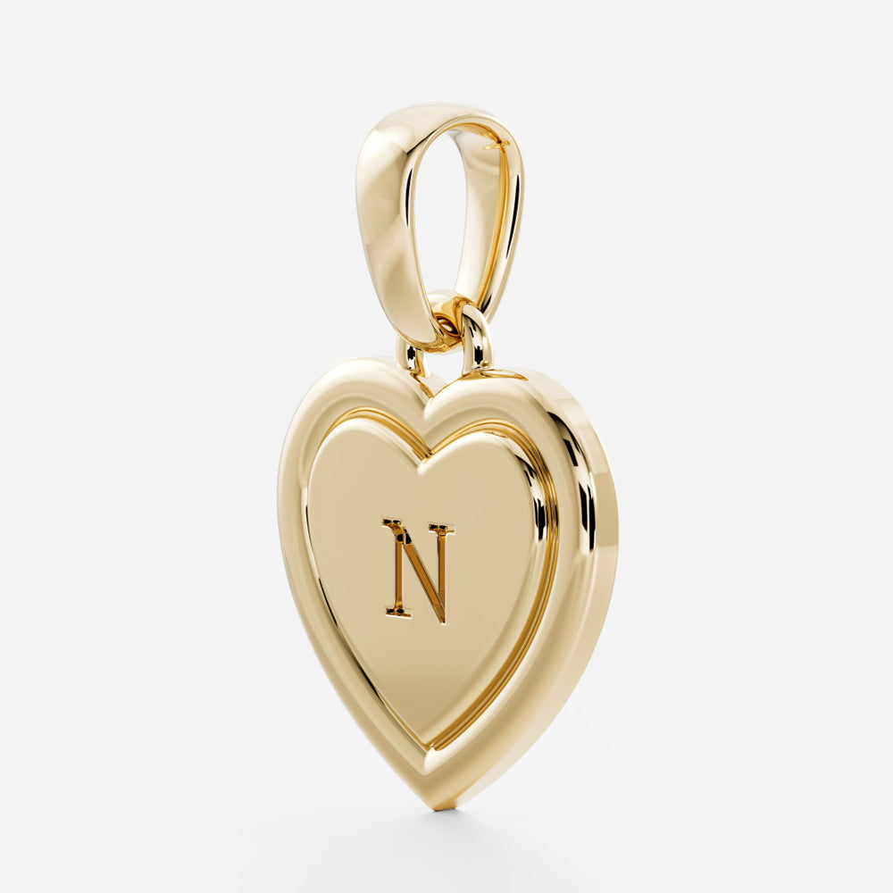 
                      
                        The Signature Heart Letter Pendant
                      
                    