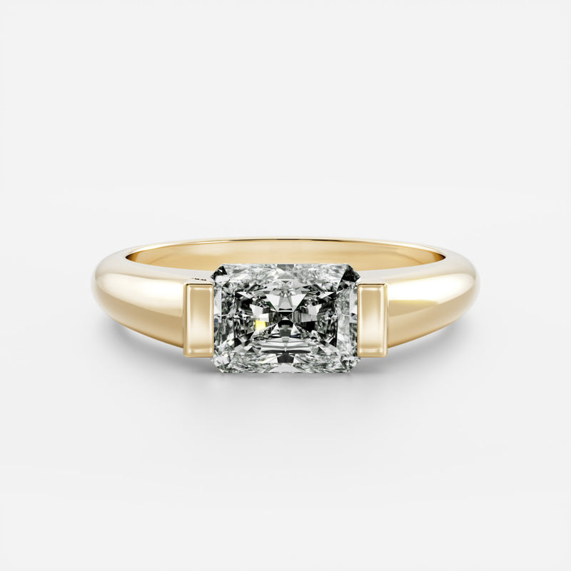 The Winslow Ring - Radiant Half Bezel Signet