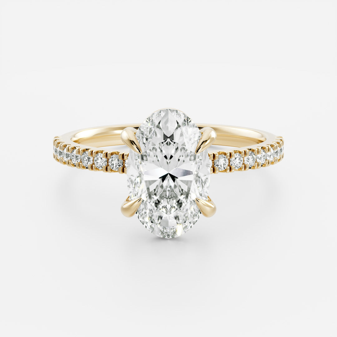 The Luise Ring® - 1.56ct Lab Diamond Oval Solitaire