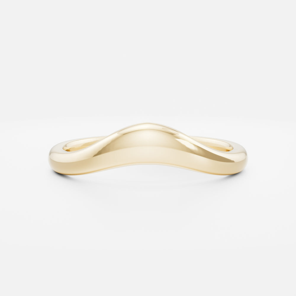 The Eve Ring - Curved Ceremonial Ring