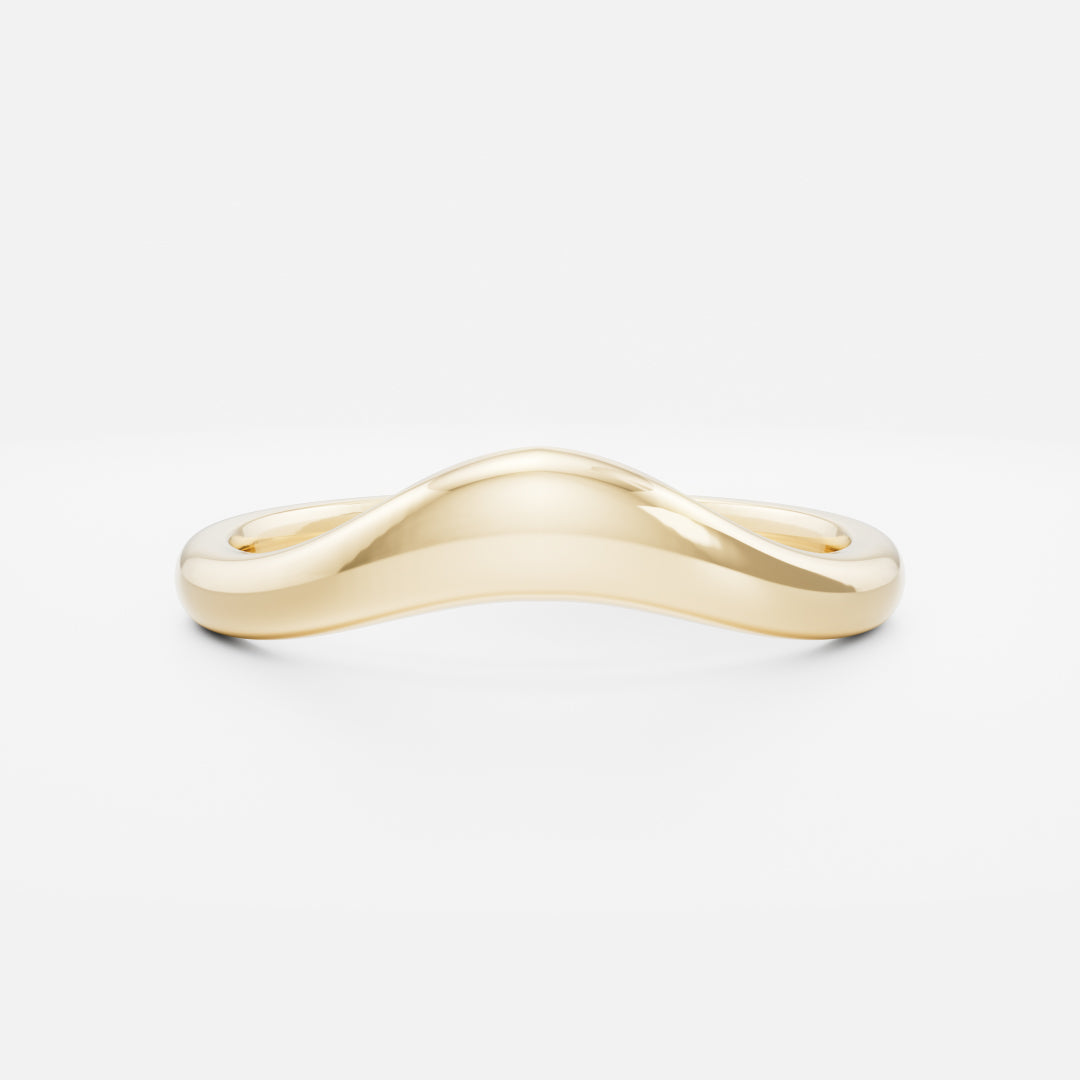 The Eve Ring - Curved Ceremonial Ring