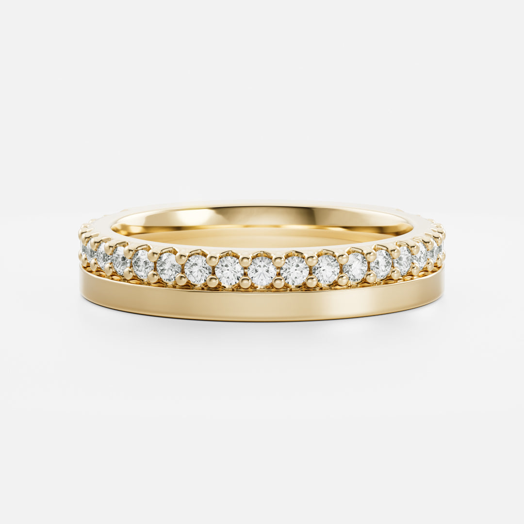 The Nara Ring - Pavé Edge Statement Ceremonial Ring