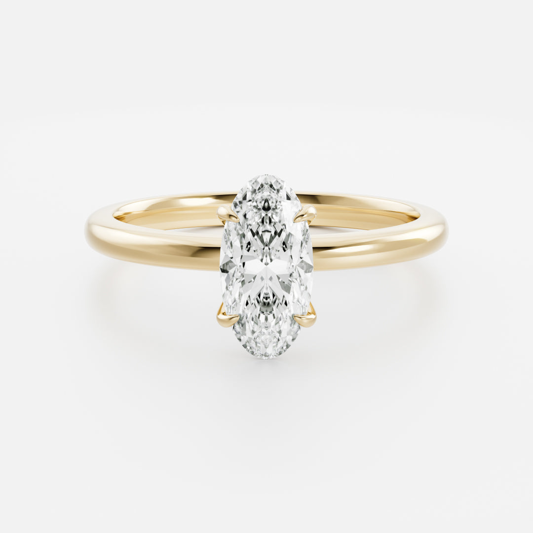 The Cara Ring - Moval Solitaire