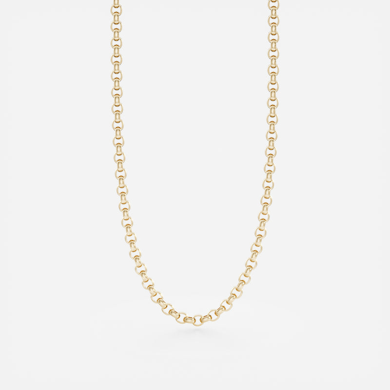 The Petite Oval Belcher Chain