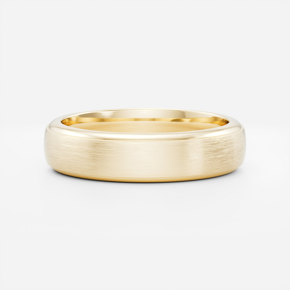 The Argo Ring - Brushed Step Edge Men's Ceremonial Band