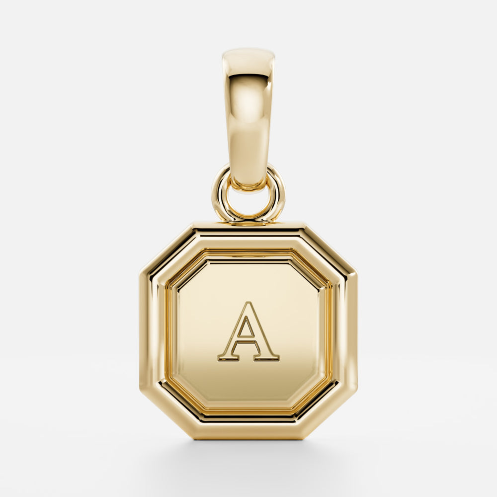 
                      
                        The Signature Octagon Letter Pendant
                      
                    