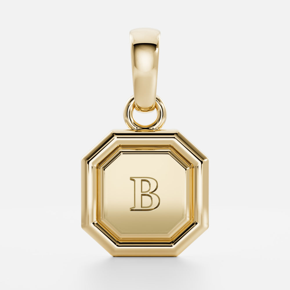
                      
                        The Signature Octagon Letter Pendant
                      
                    