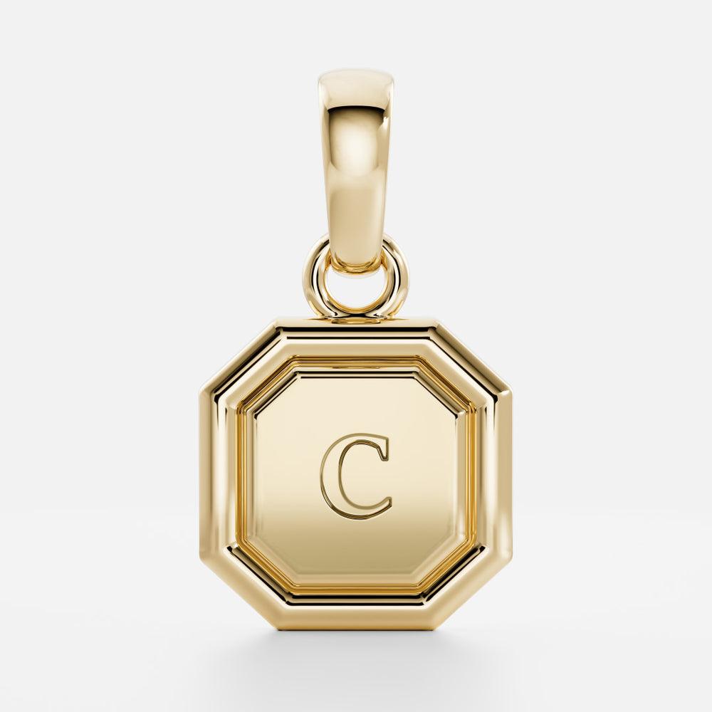 
                      
                        The Signature Octagon Letter Pendant
                      
                    