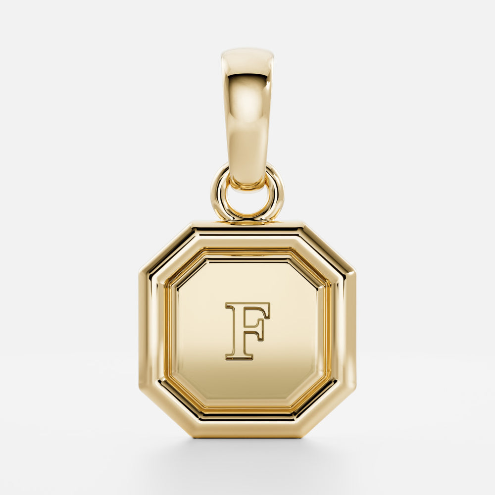 
                      
                        The Signature Octagon Letter Pendant
                      
                    