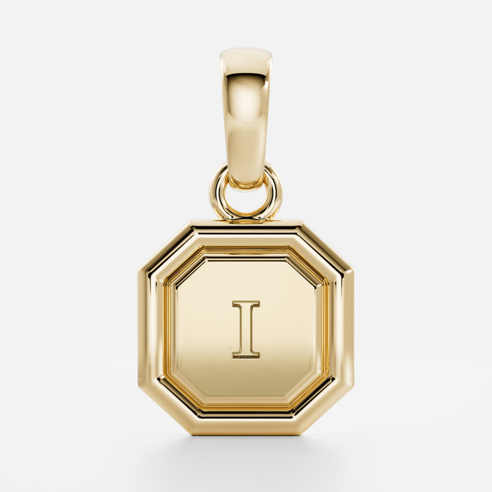 
                      
                        The Signature Octagon Letter Pendant
                      
                    
