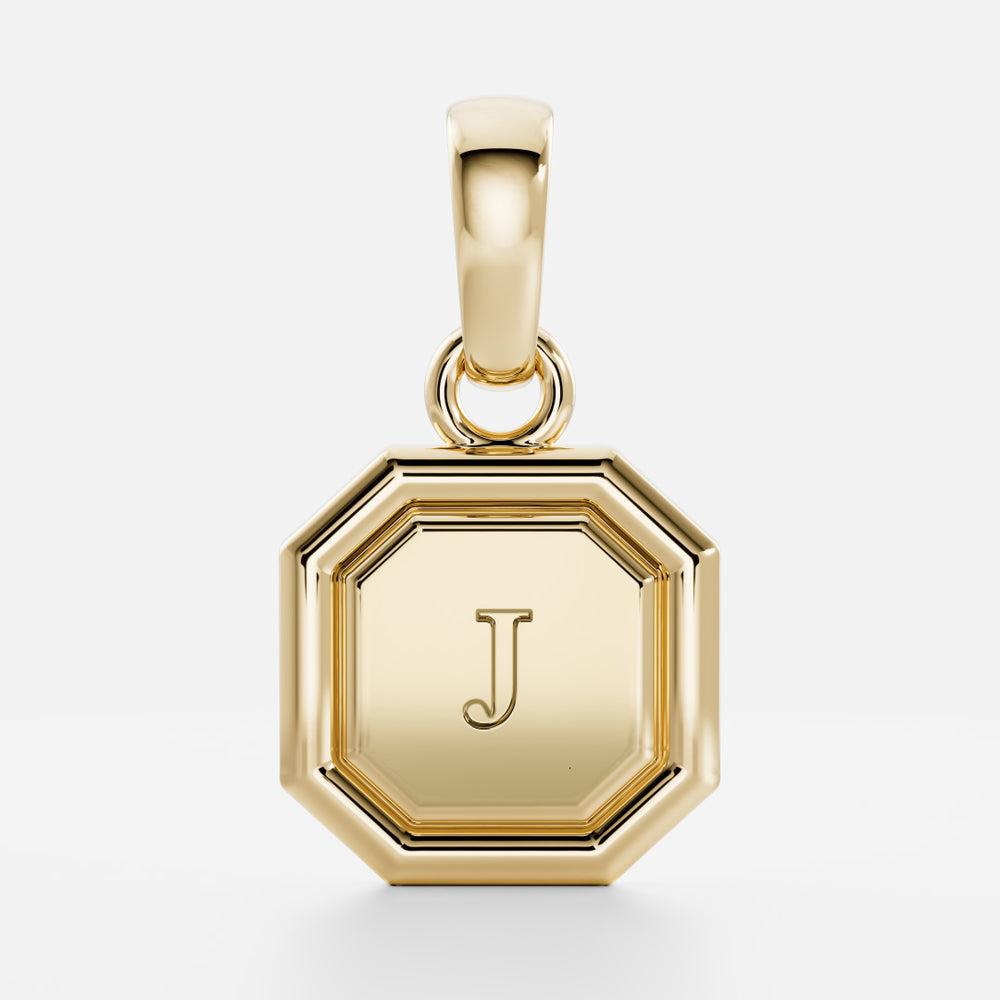
                      
                        The Signature Octagon Letter Pendant
                      
                    